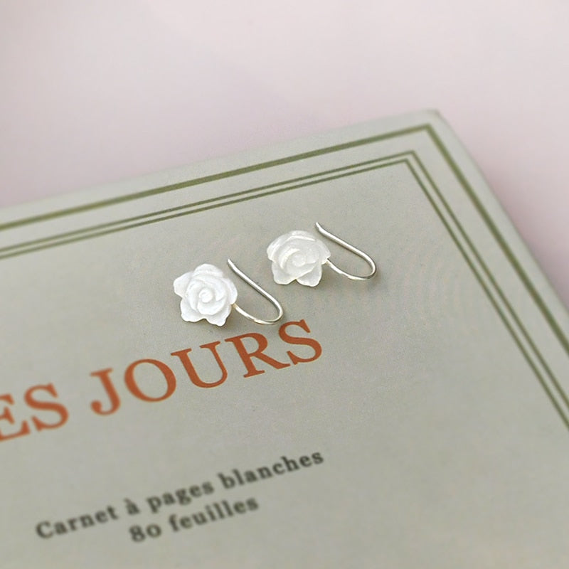 Natural Shell Flower Earrings