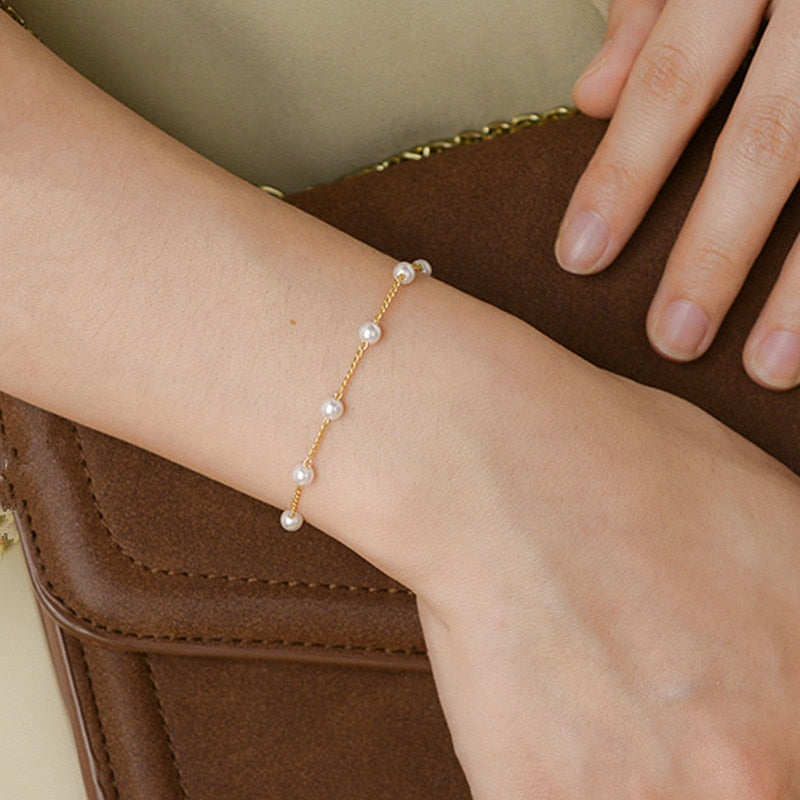 Simple Streetwear Elegant Pearl bracelets