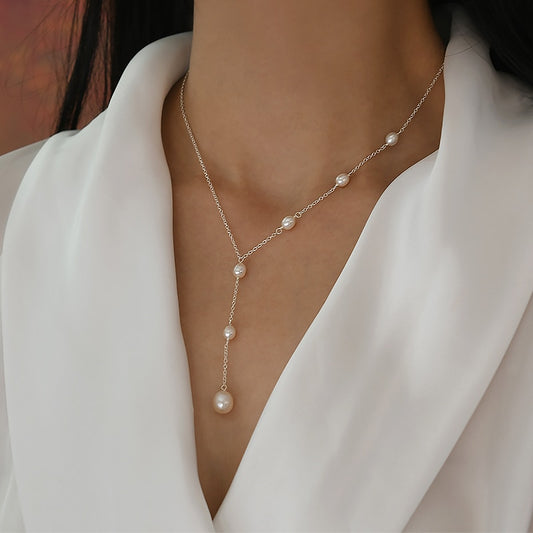 Natural Freshwater Pearl Pendant Necklace